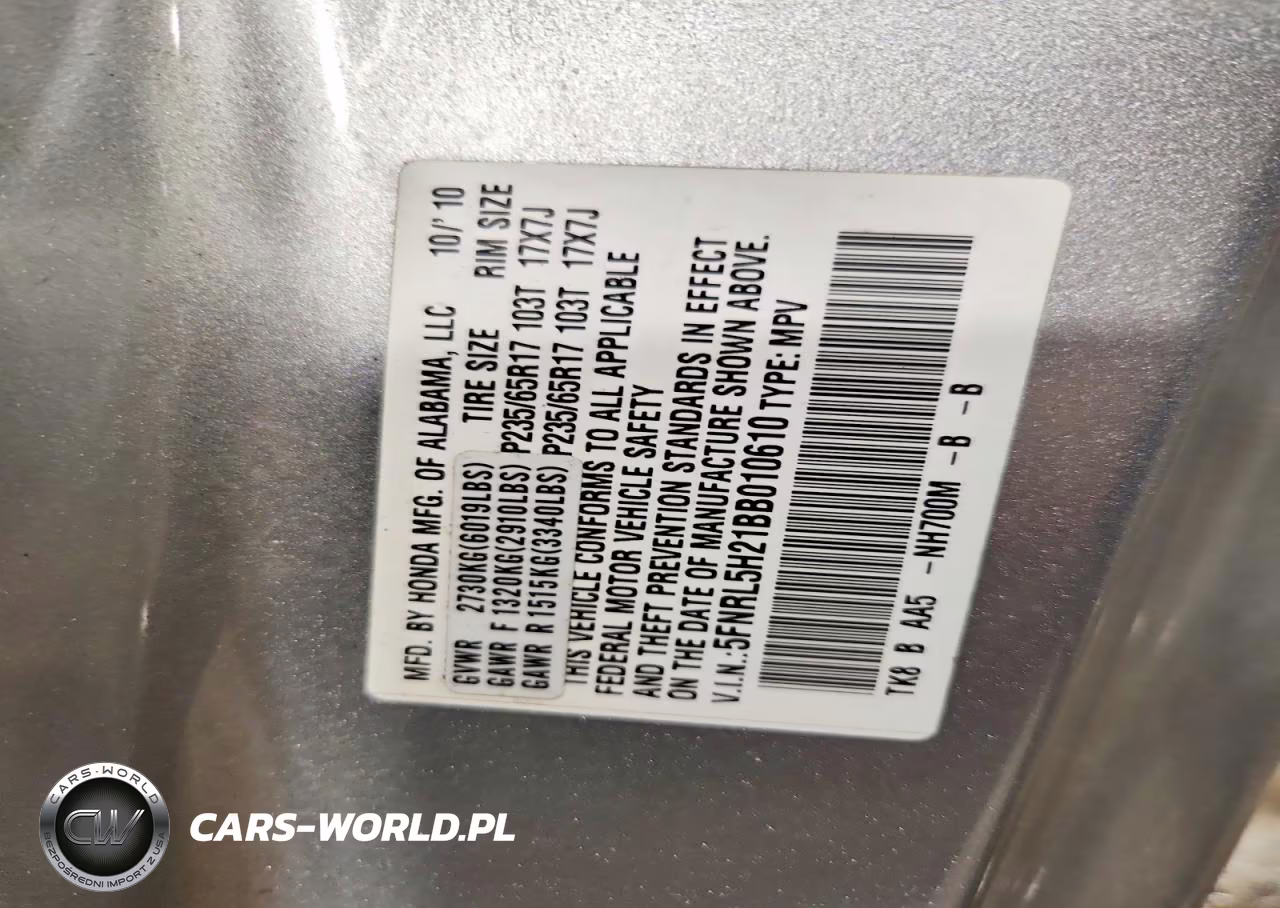 2011 Honda Odyssey Lx VIN:5FNRL5H21BB010610 - 13