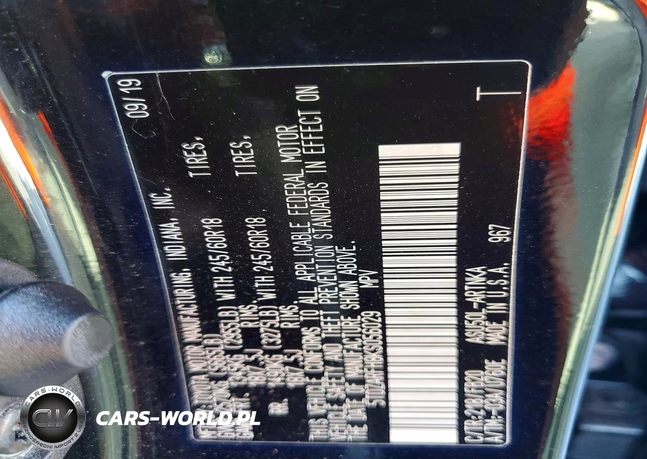 2019 Toyota Highlander Le VIN:5TDZARFH8KS056029 - 13