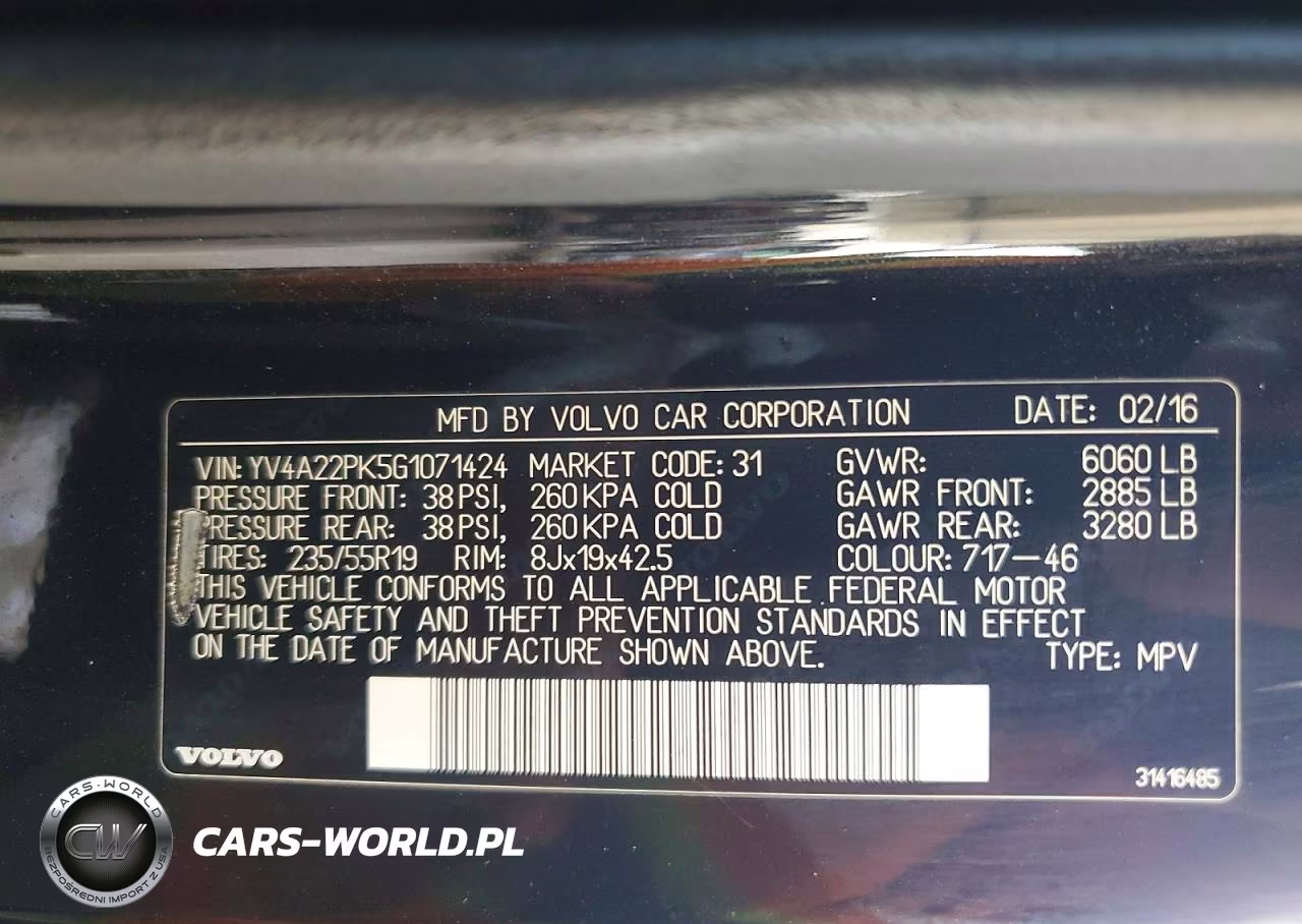 2016 Volvo Xc90 T6 VIN:YV4A22PK5G1071424 - 13