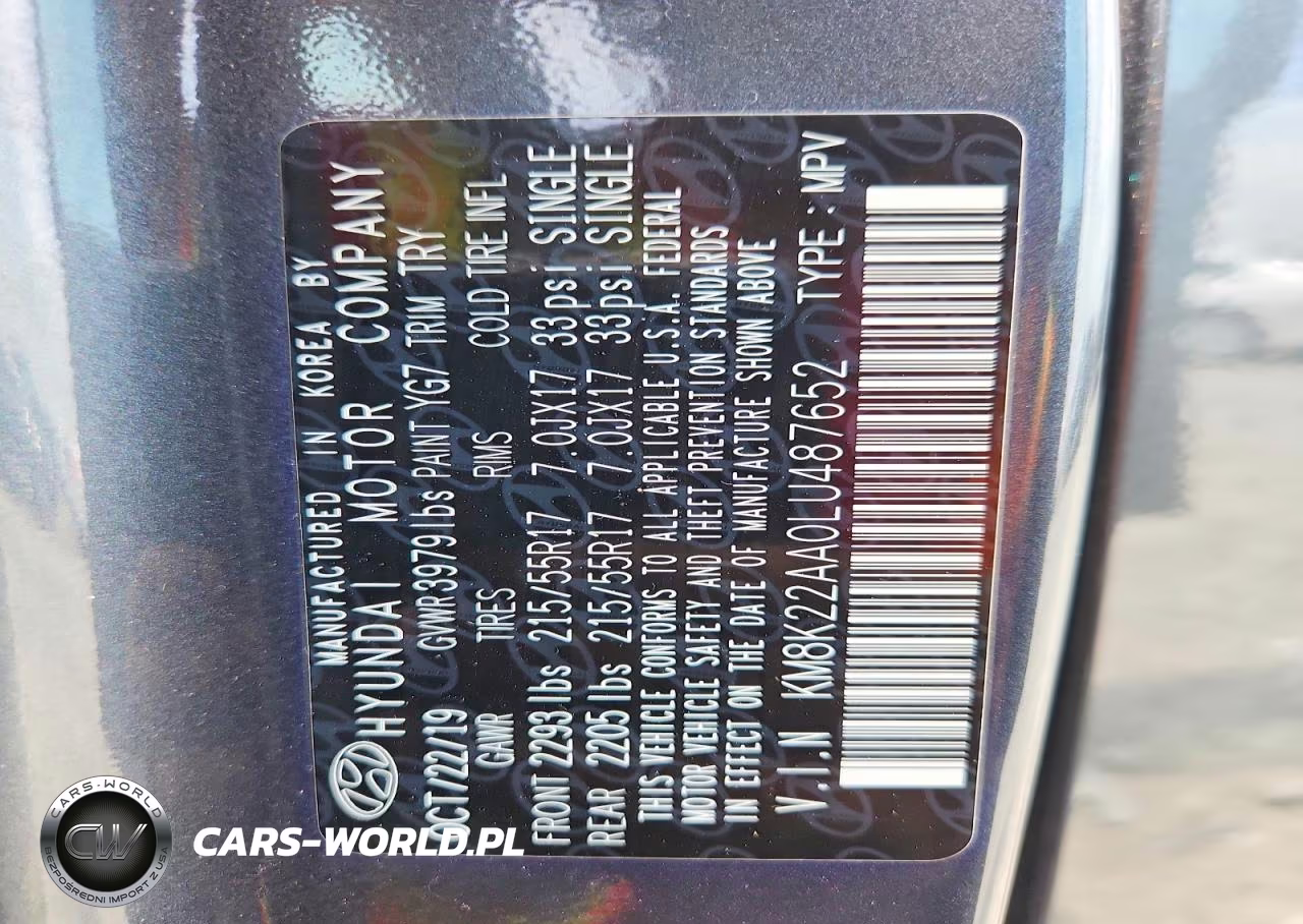 2020 Hyundai Kona Sel VIN:KM8K22AA0LU487652 - 13