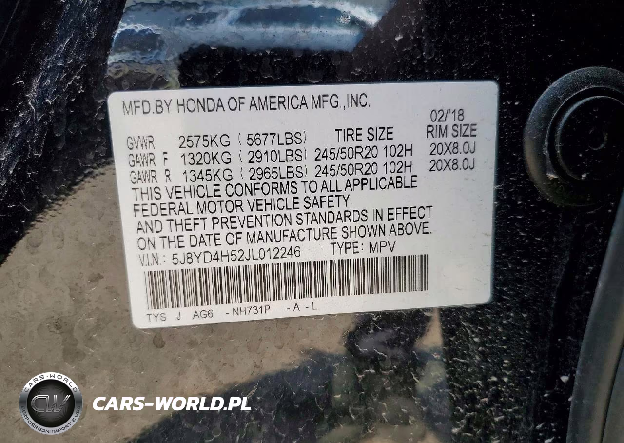 2018 Acura Mdx Technology VIN:5J8YD4H52JL012246 - 14