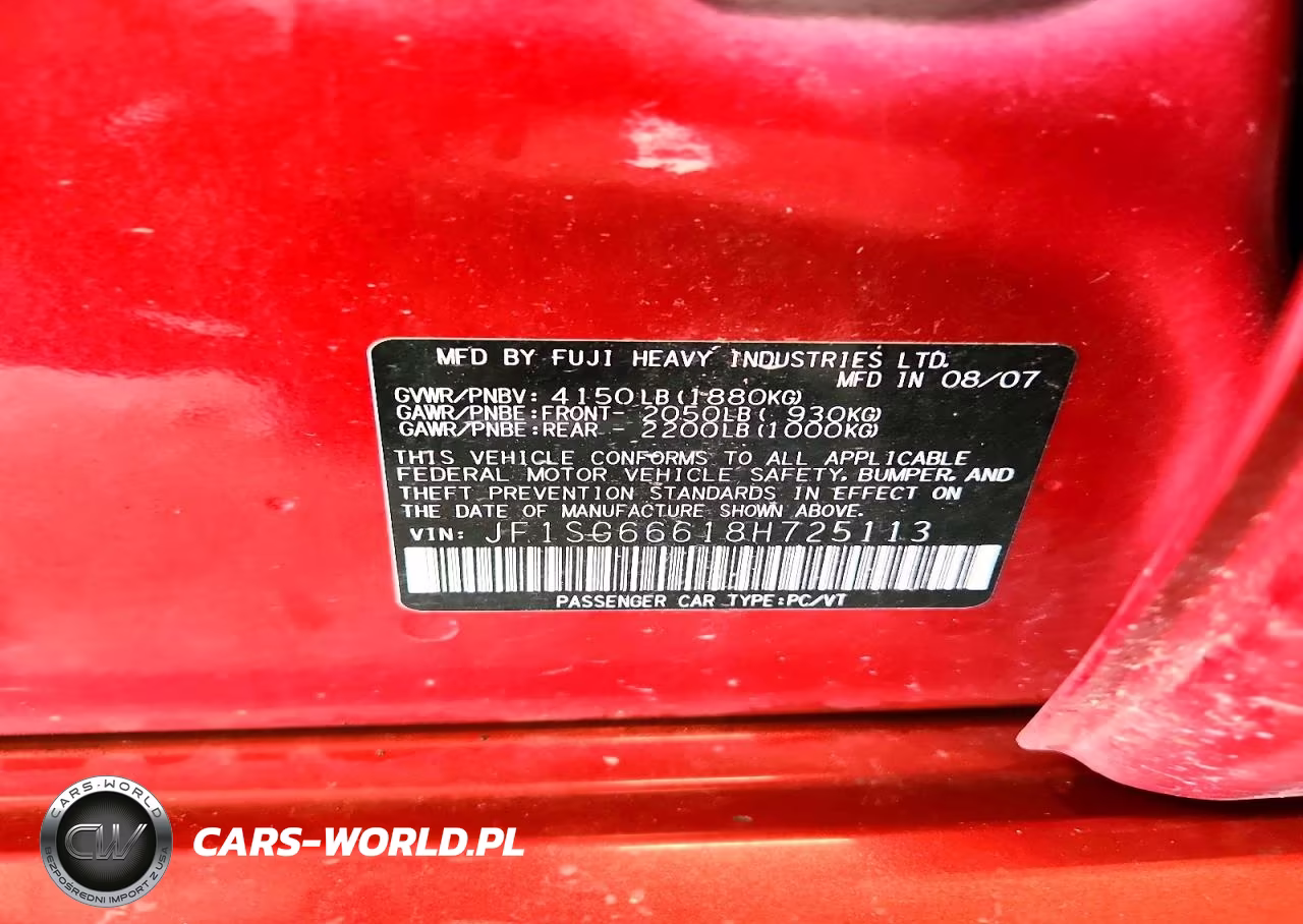 2008 Subaru Forester Sports 2.5X VIN:JF1SG66618H725113 - 12