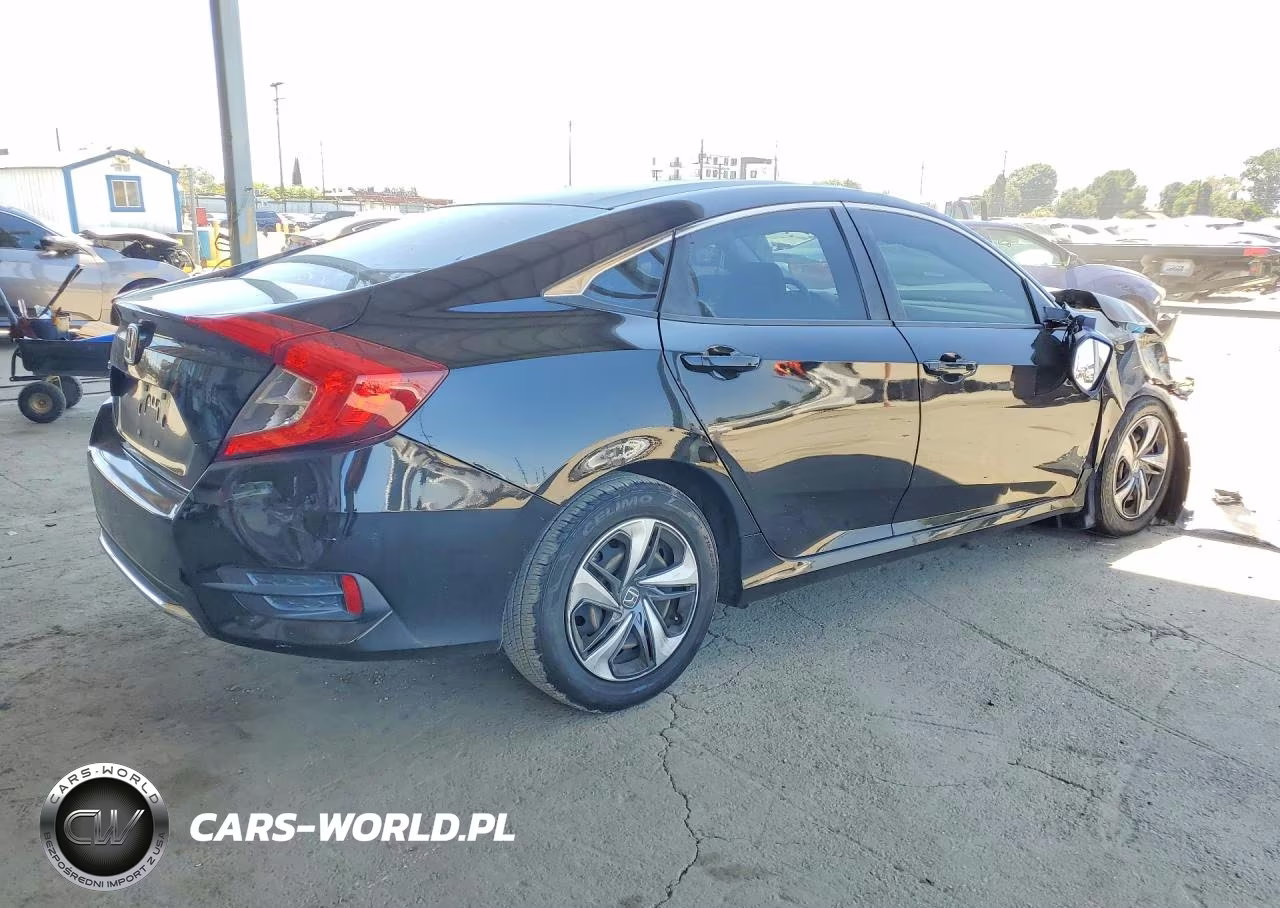2020 Honda Civic Lx VIN:2HGFC2F66LH502229 - 3
