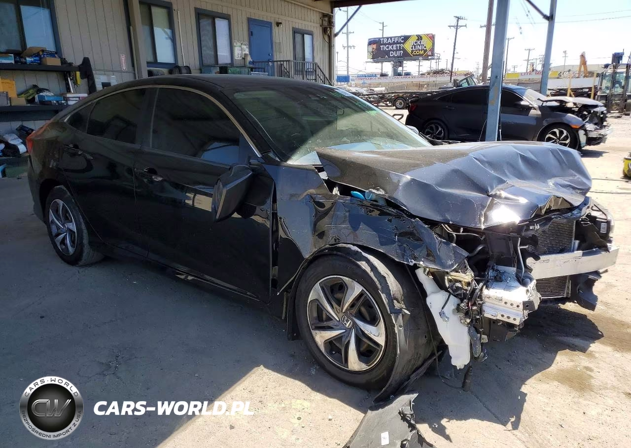 2020 Honda Civic Lx VIN:2HGFC2F66LH502229 - 4