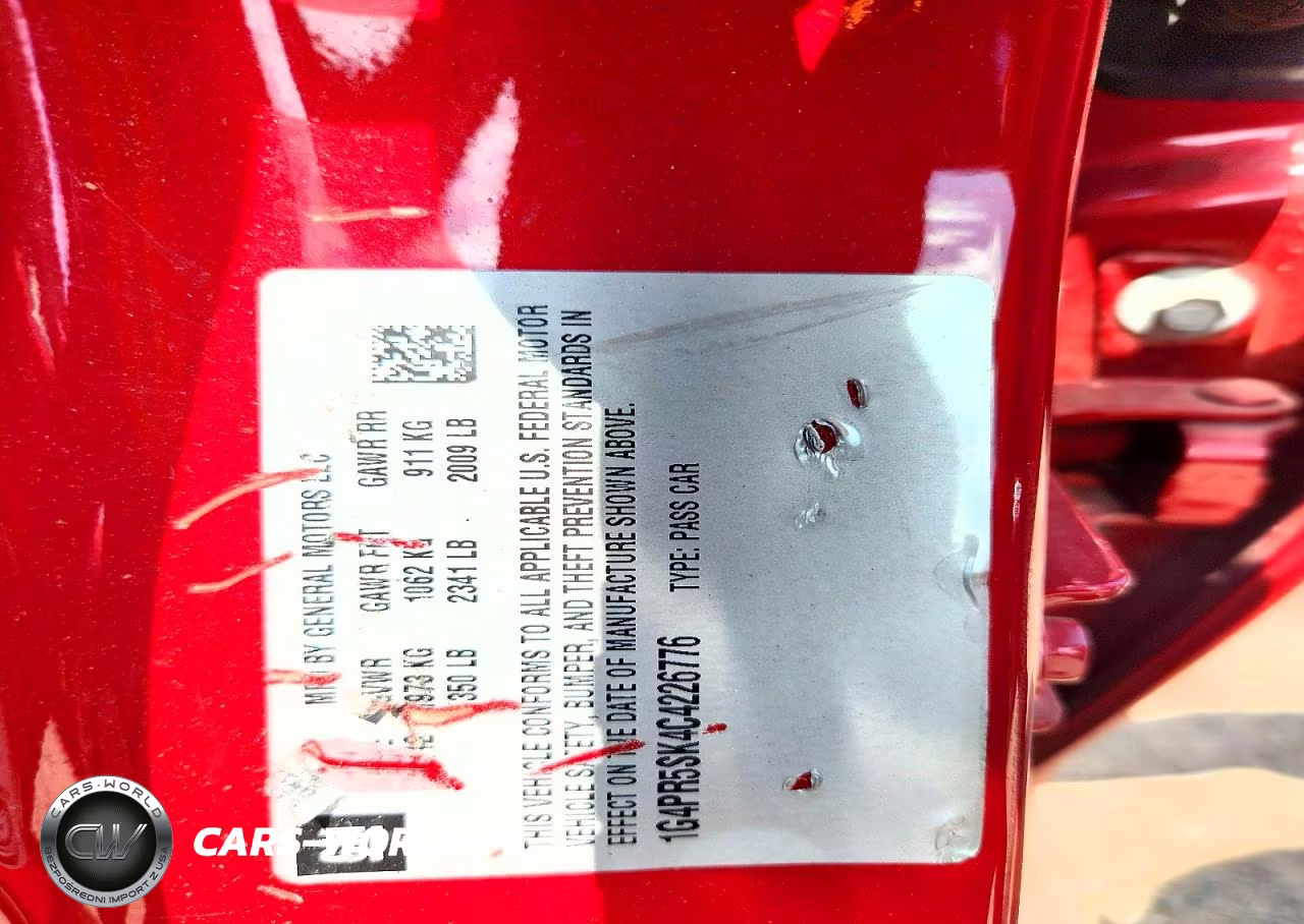 2012 Buick Verano Convenience VIN:1G4PR5SK4C4226776 - 12