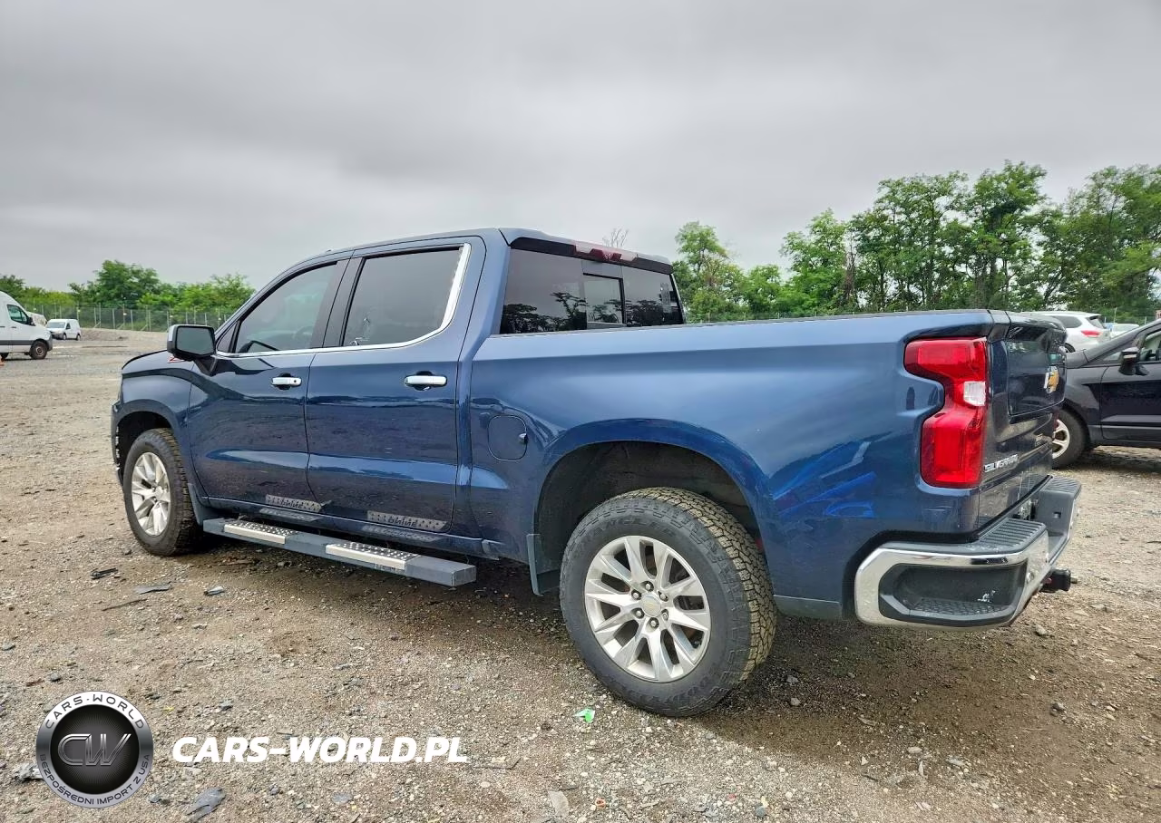 2022 Chevrolet Silverado Ltd K1500 Ltz VIN:3GCUYGEL7NG168582 - 2