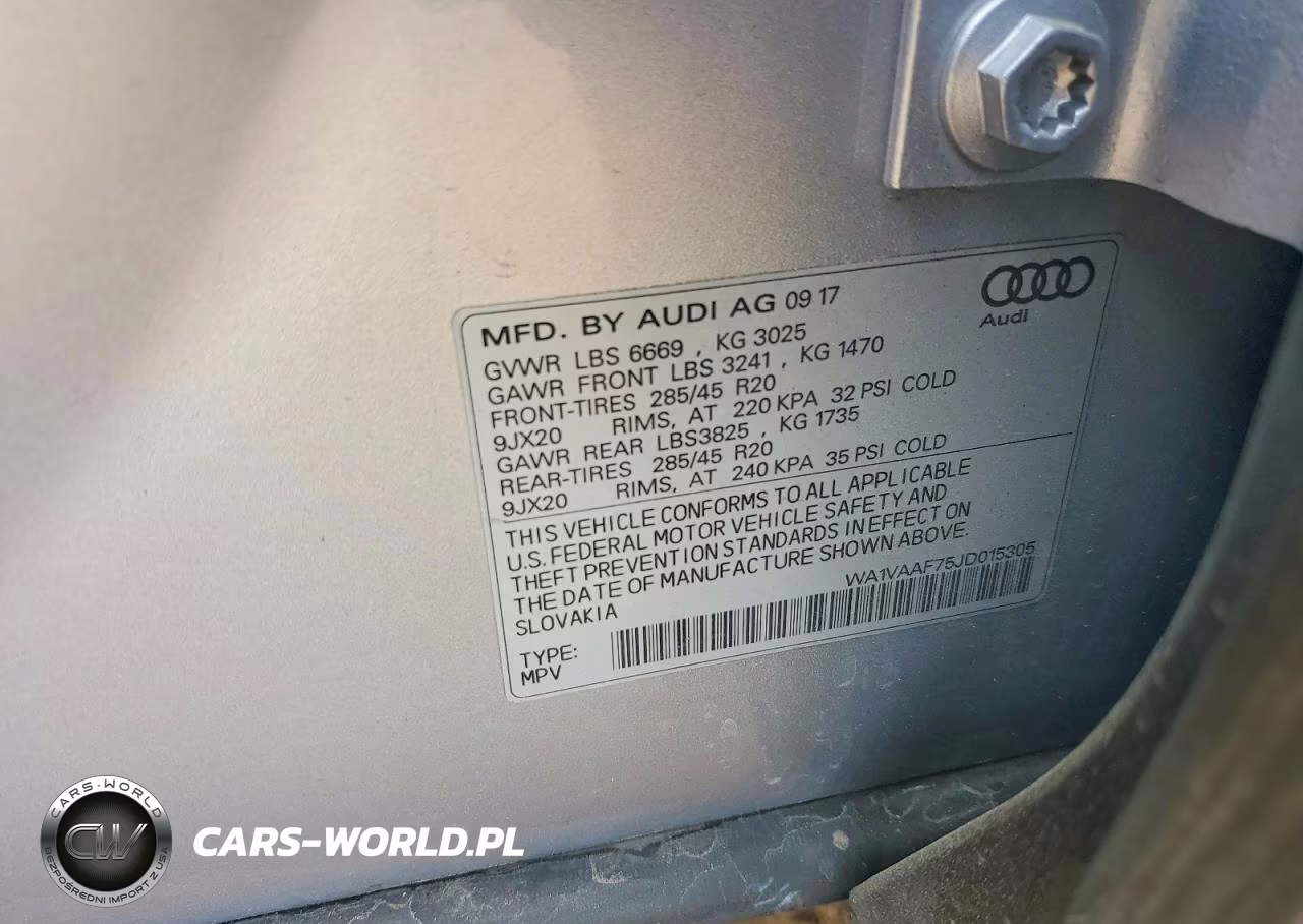 2018 Audi Q7 Prestige VIN:WA1VAAF75JD015305 - 12