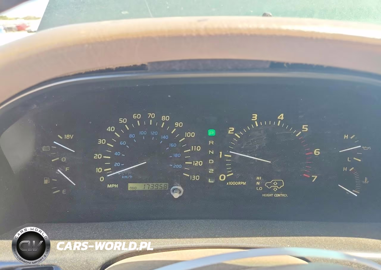 1998 Lexus Lx 470 VIN:JT6HT00W9W0005731 - 9