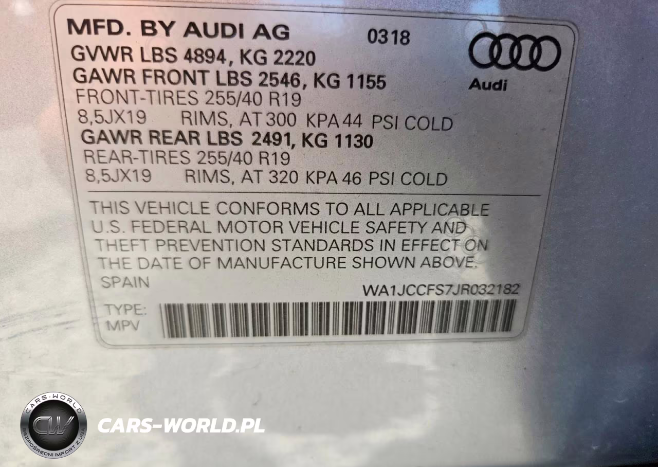 2018 Audi Q3 Premium Plus VIN:WA1JCCFS7JR032182 - 13