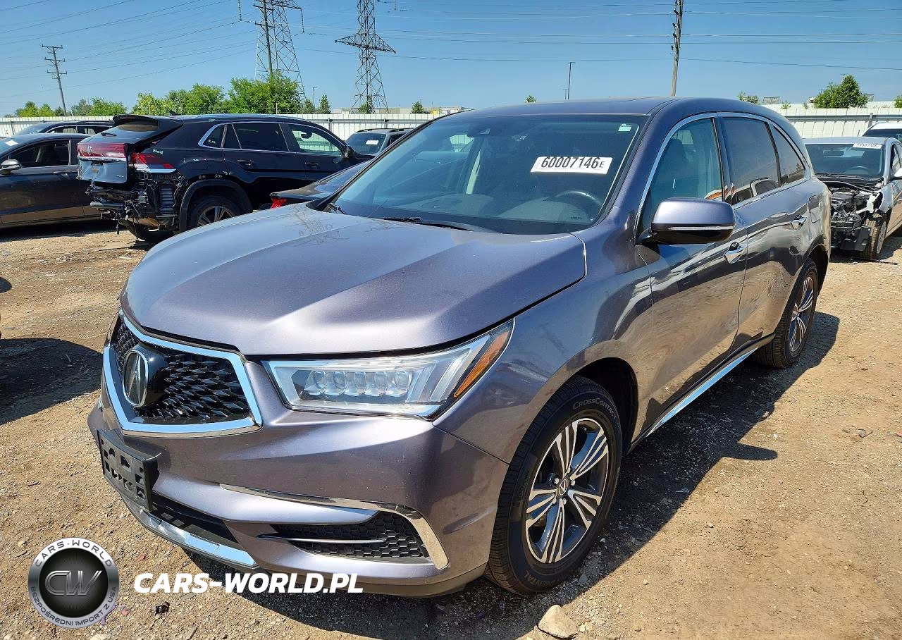 2018 Acura Mdx VIN:5J8YD4H34JL007306 - 1