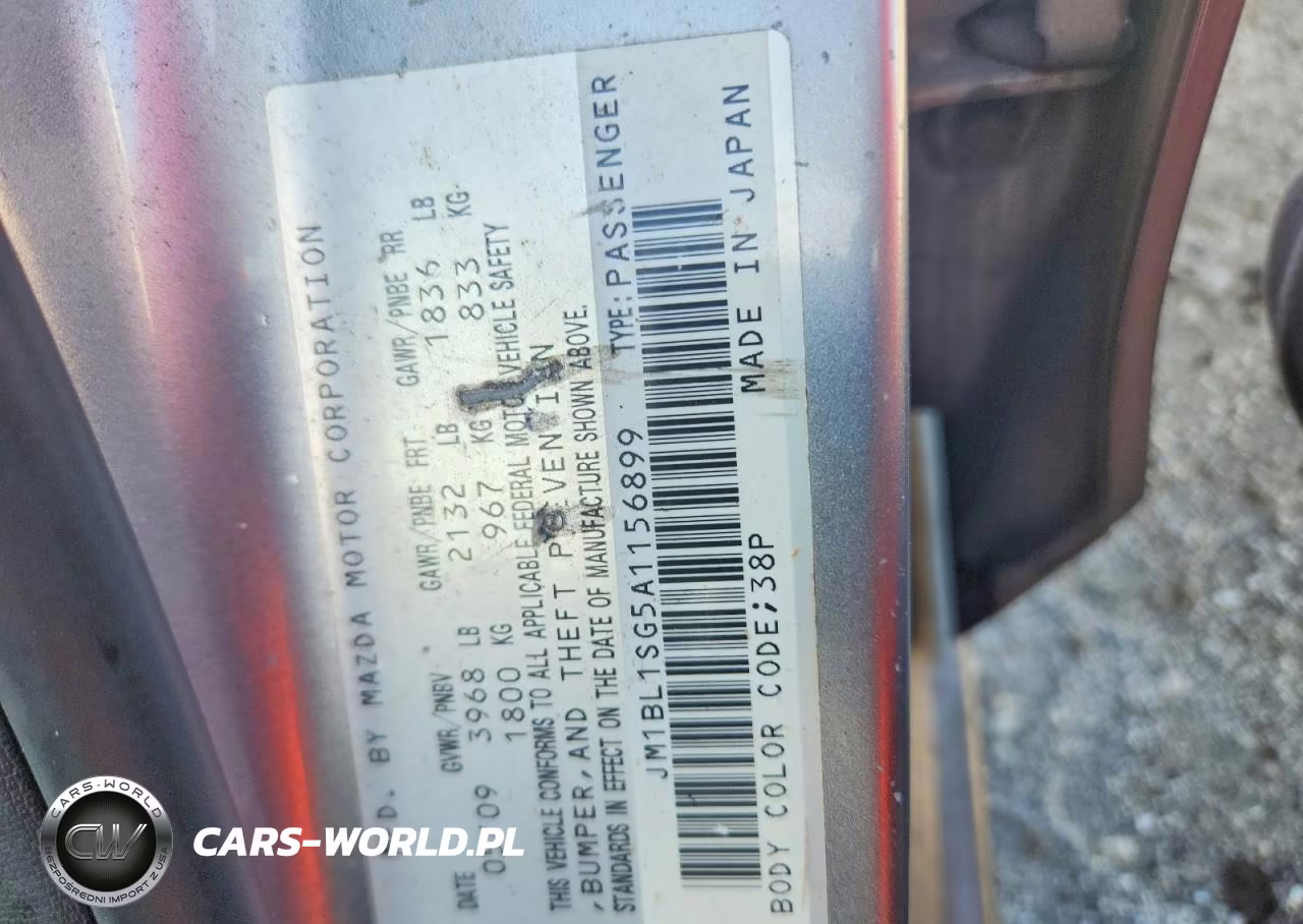 2010 Mazda 3 I VIN:JM1BL1SG5A1156899 - 12