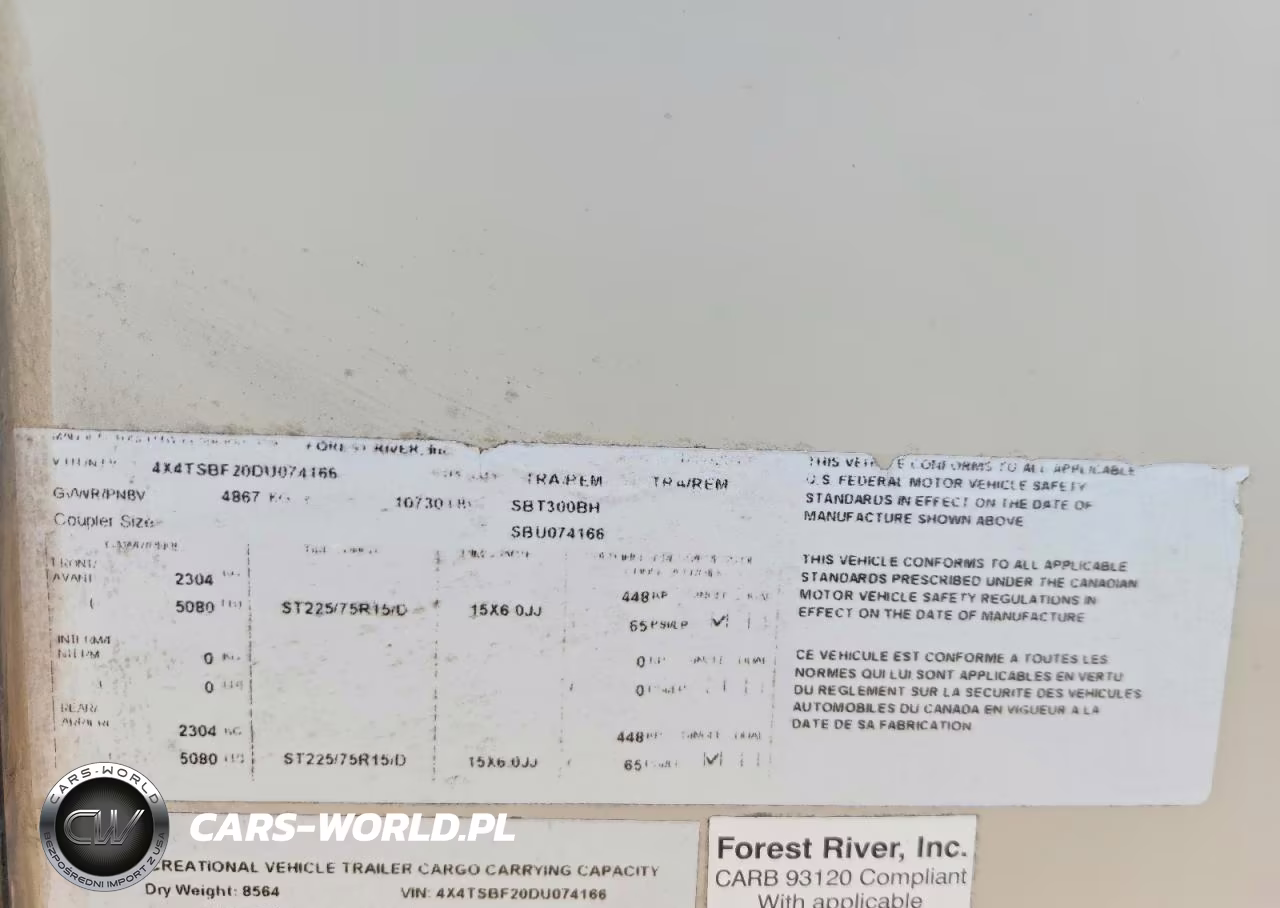 2013 Forest River Hemisphere Camper VIN:4X4TSBF20DU074166 - 10