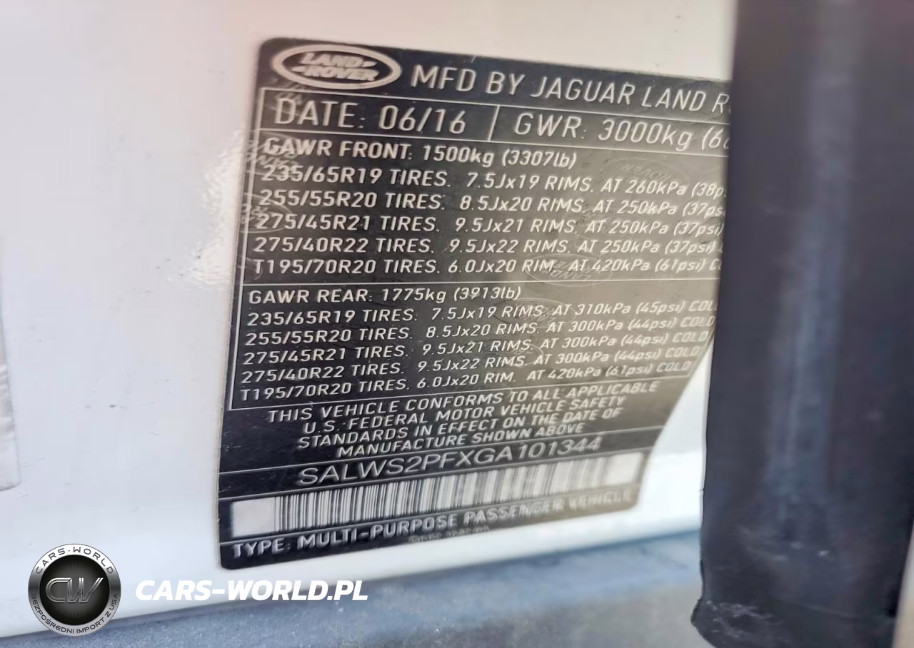 2016 Land Rover Range Rover Sport Hst VIN:SALWS2PFXGA101344 - 13