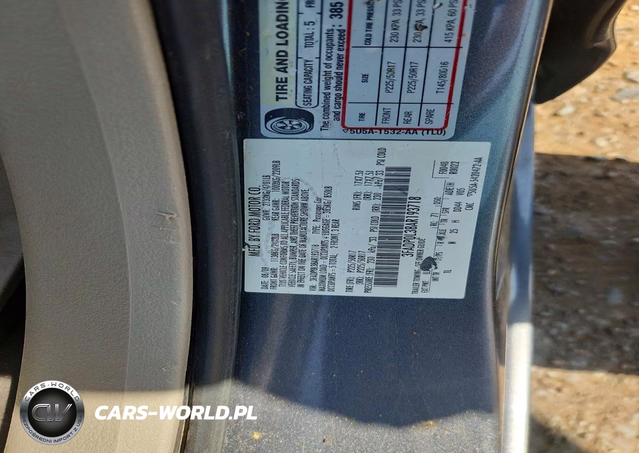 2010 Ford Fusion Hybrid VIN:3FADP0L38AR193718 - 12