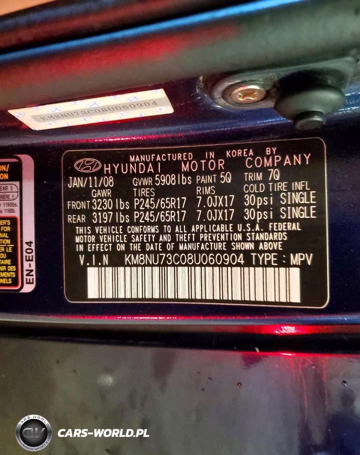 2008 Hyundai Veracruz Gls VIN:KM8NU73C08U060904 - 13