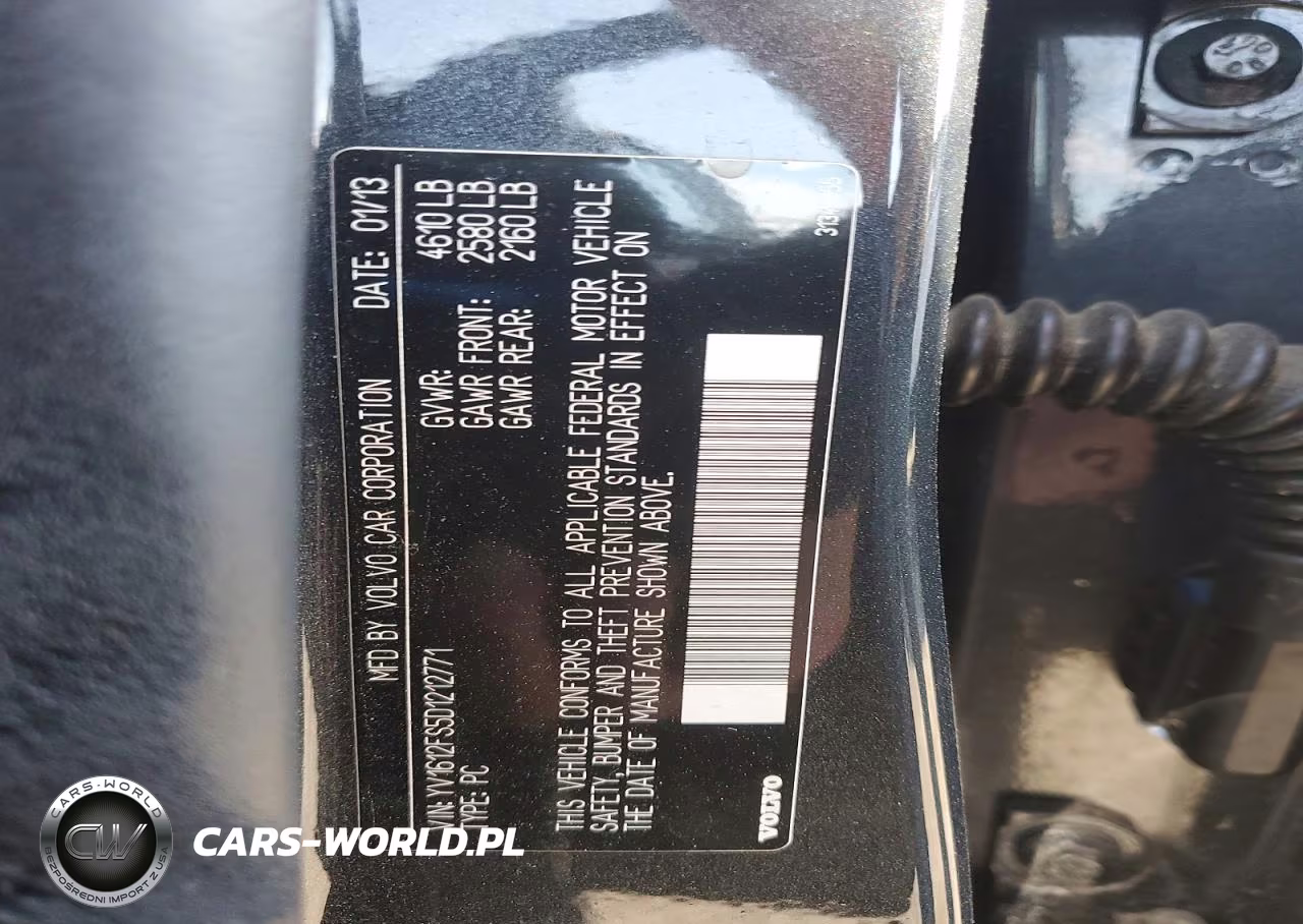 2013 Volvo S60 T5 VIN:YV1612FS5D1212771 - 10