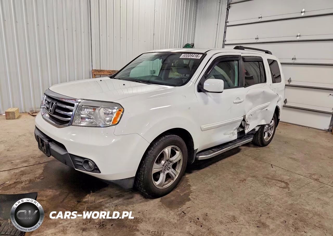 2013 Honda Pilot Exl VIN:5FNYF4H51DB073958 - 1