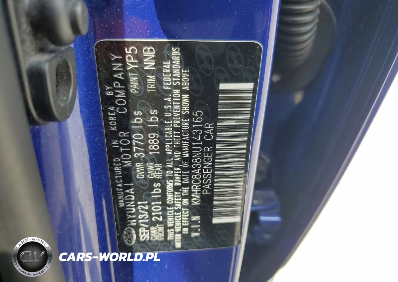 2022 Hyundai Venue Sel VIN:KMHRC8A38NU143165 - 14