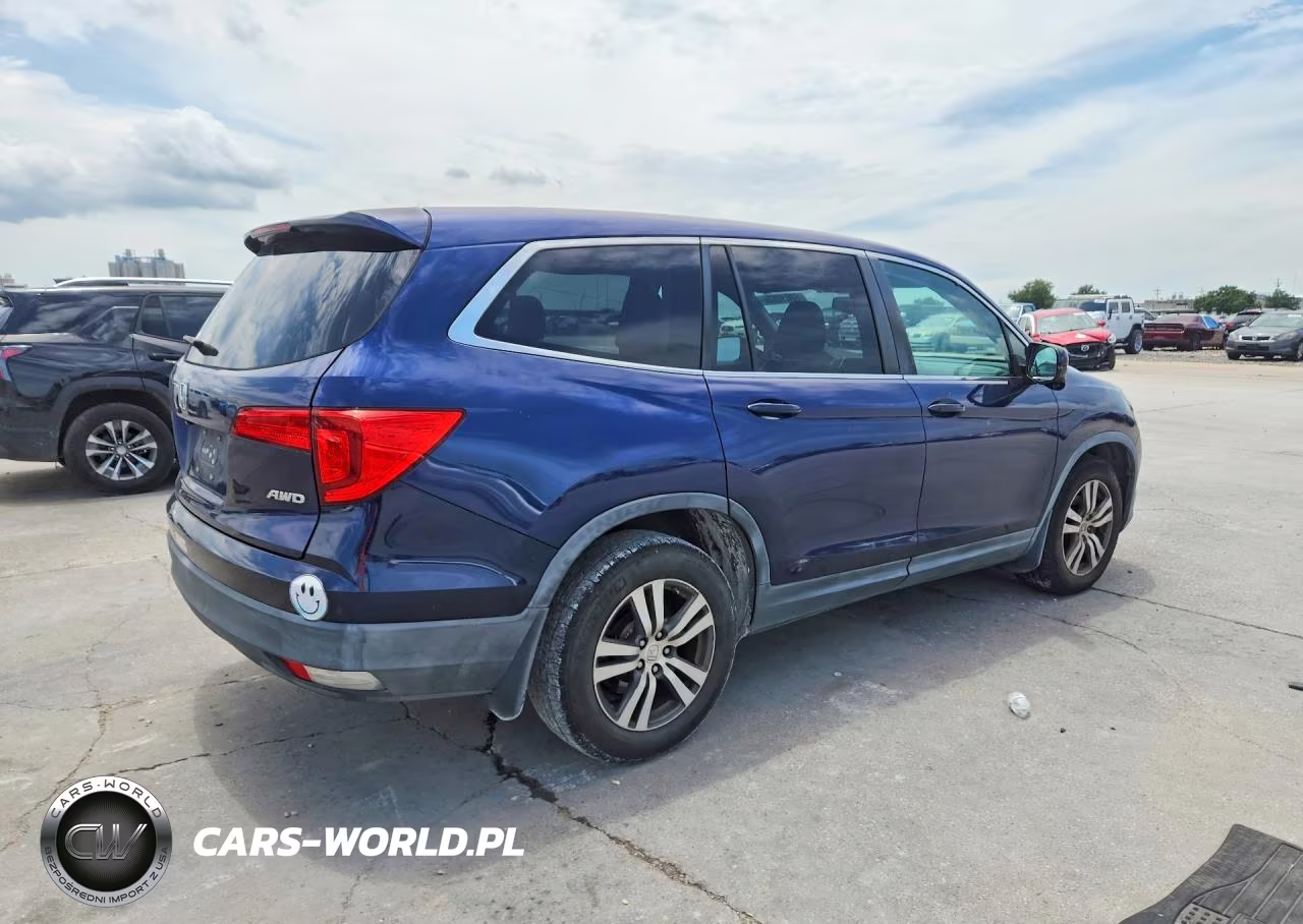 2016 Honda Pilot Exl VIN:5FNYF6H57GB052001 - 3