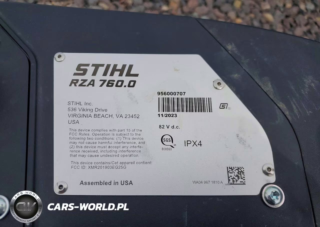 2026 Stihl Rza 760.0 Lawn Mower VIN:956000707 - 10