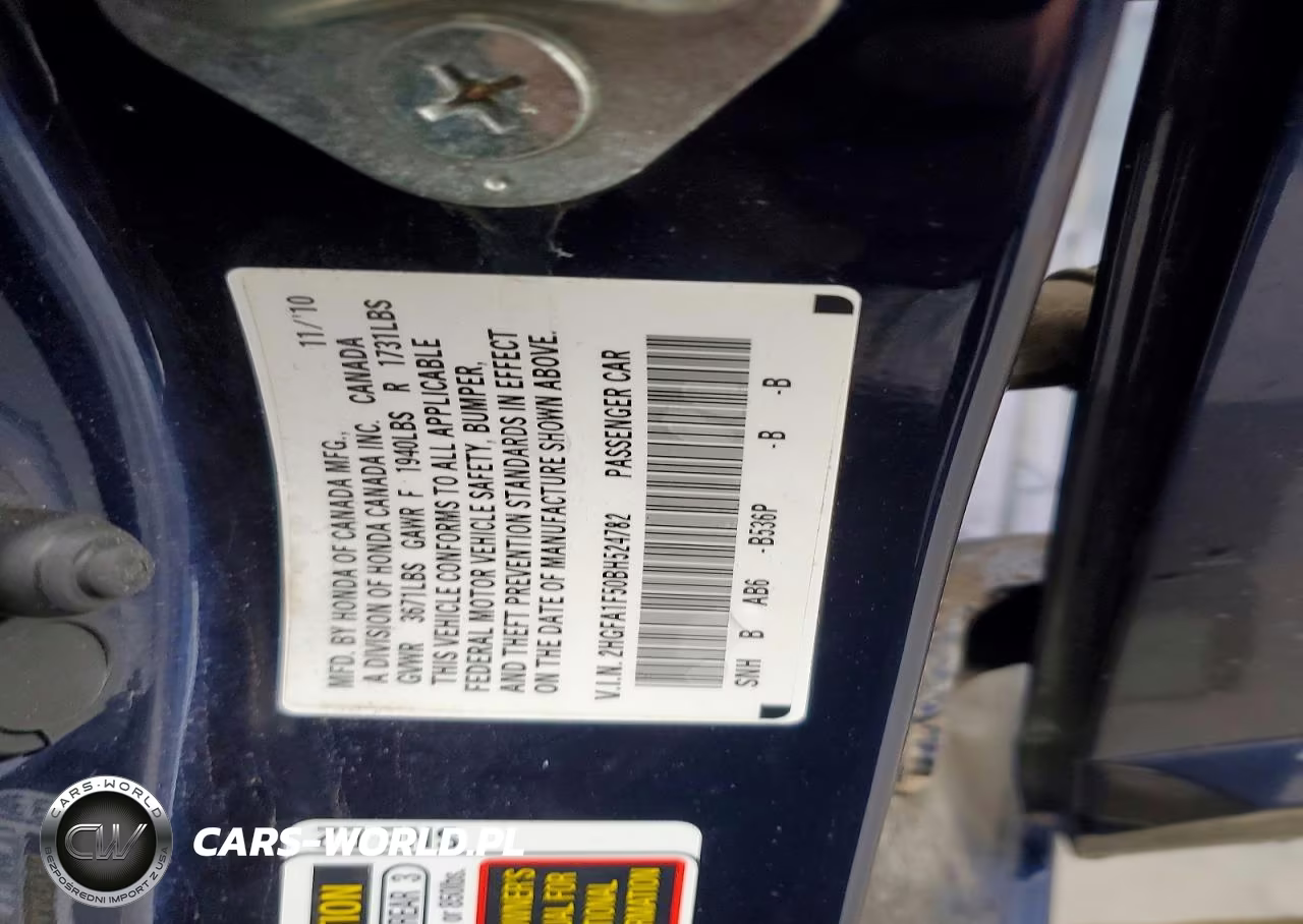 2011 Honda Civic Lx VIN:2HGFA1F50BH524782 - 12