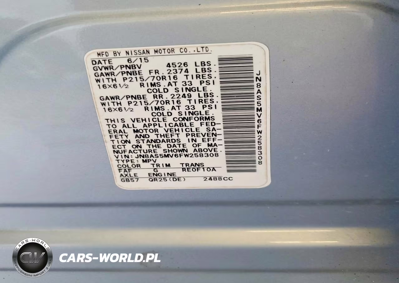 2015 Nissan Rogue Select S VIN:JN8AS5MV6FW258308 - 13