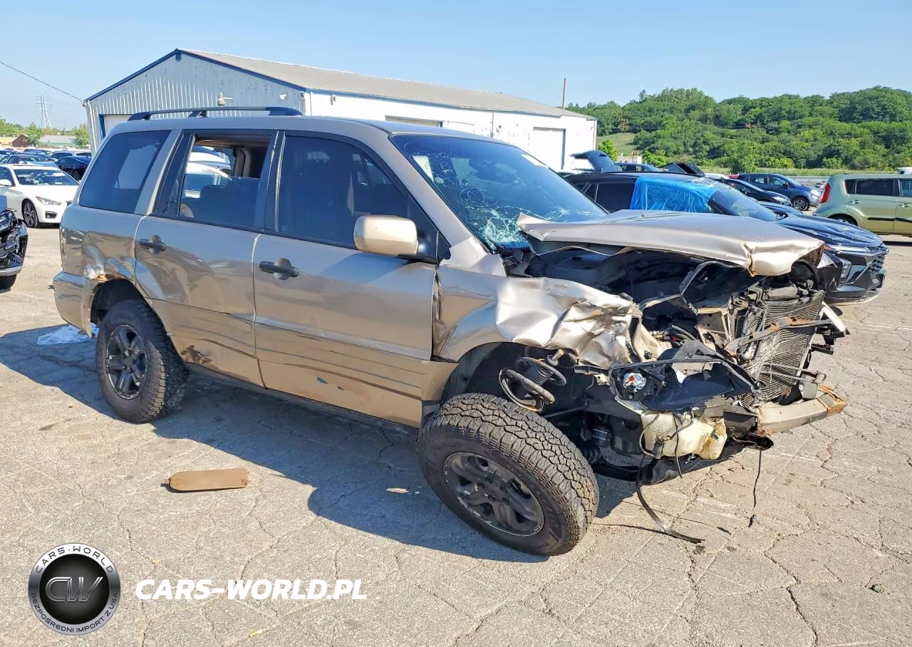 2004 Honda Pilot Ex VIN:2HKYF18404H623951 - 4