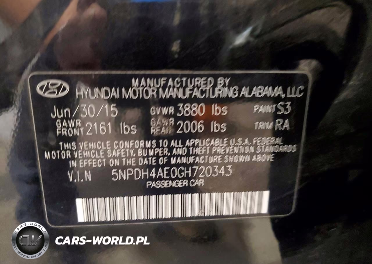 2016 Hyundai Elantra Se VIN:5NPDH4AE0GH720343 - 13
