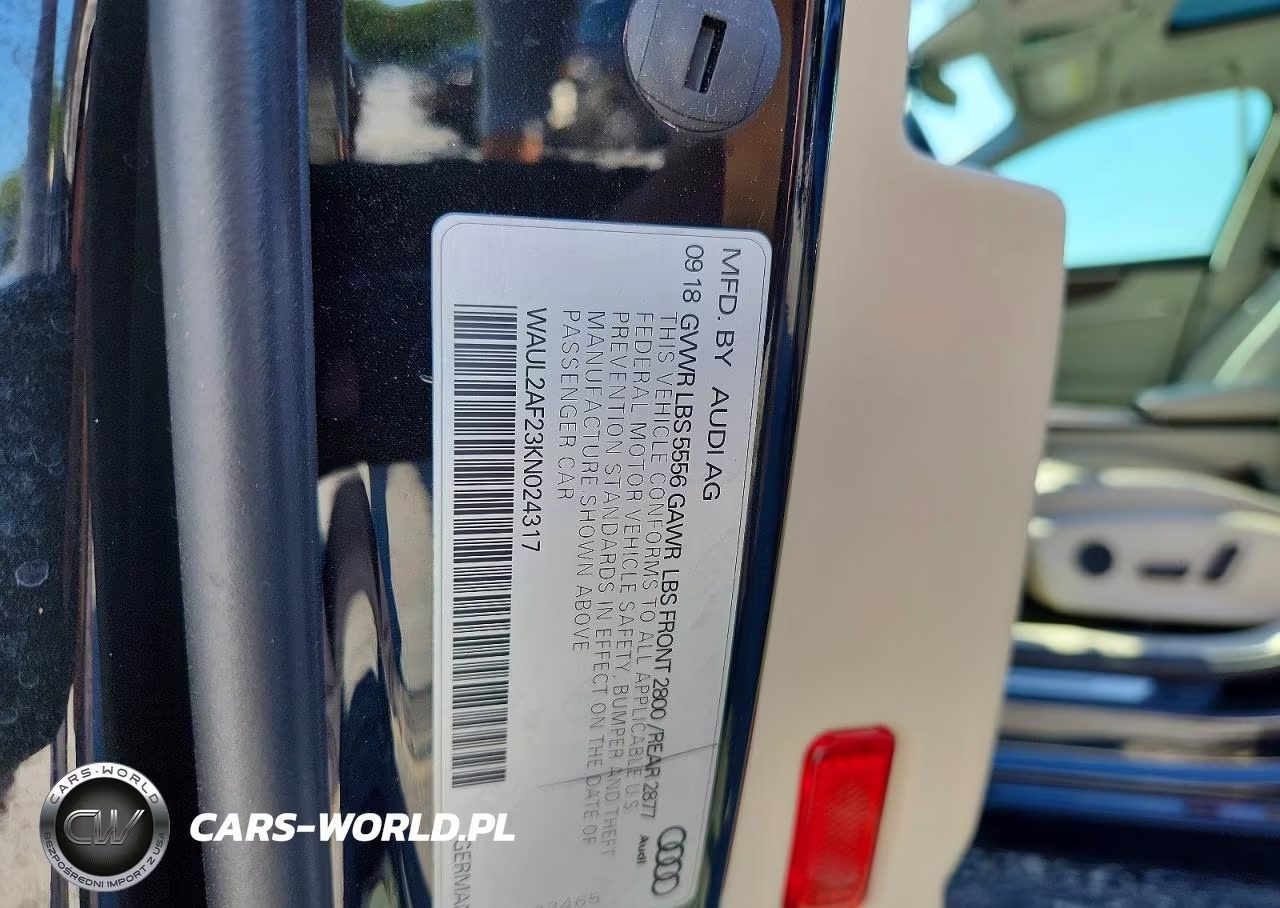 2019 Audi A6 Premium Plus VIN:WAUL2AF23KN024317 - 12