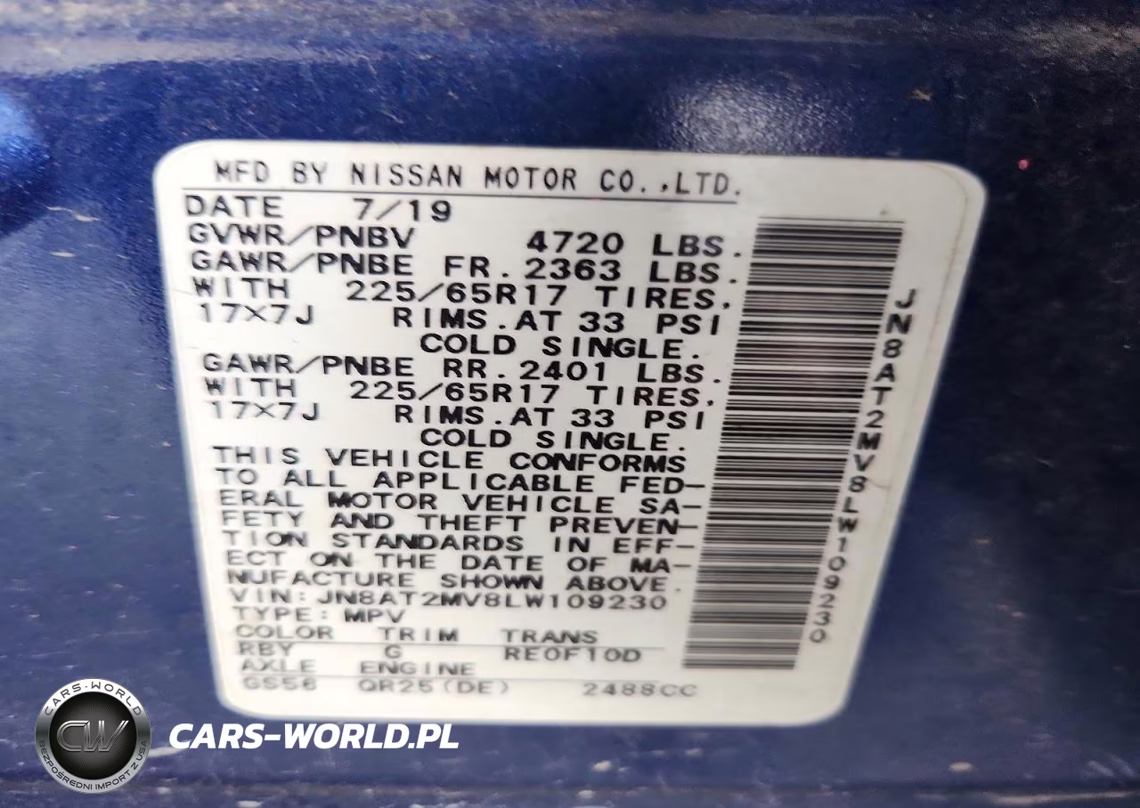 2020 Nissan Rogue S Intelligent Awd VIN:JN8AT2MV8LW109230 - 13