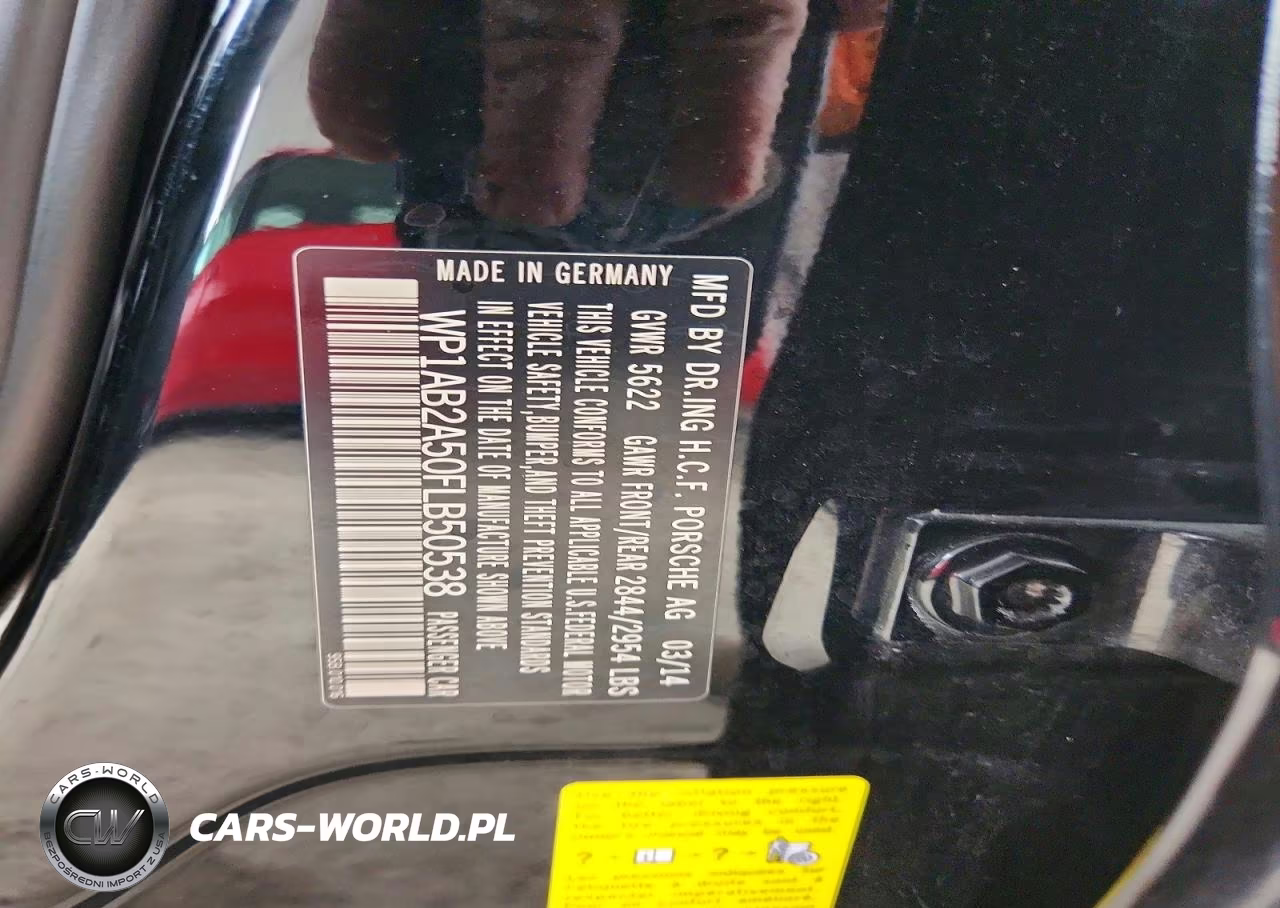 2015 Porsche Macan S VIN:WP1AB2A50FLB50538 - 14