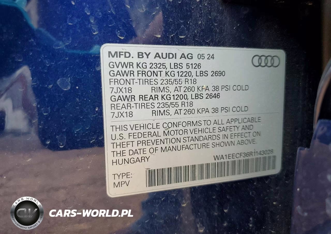 2024 Audi Q3 Premium Plus S Line 45 VIN:WA1EECF36R1143028 - 12