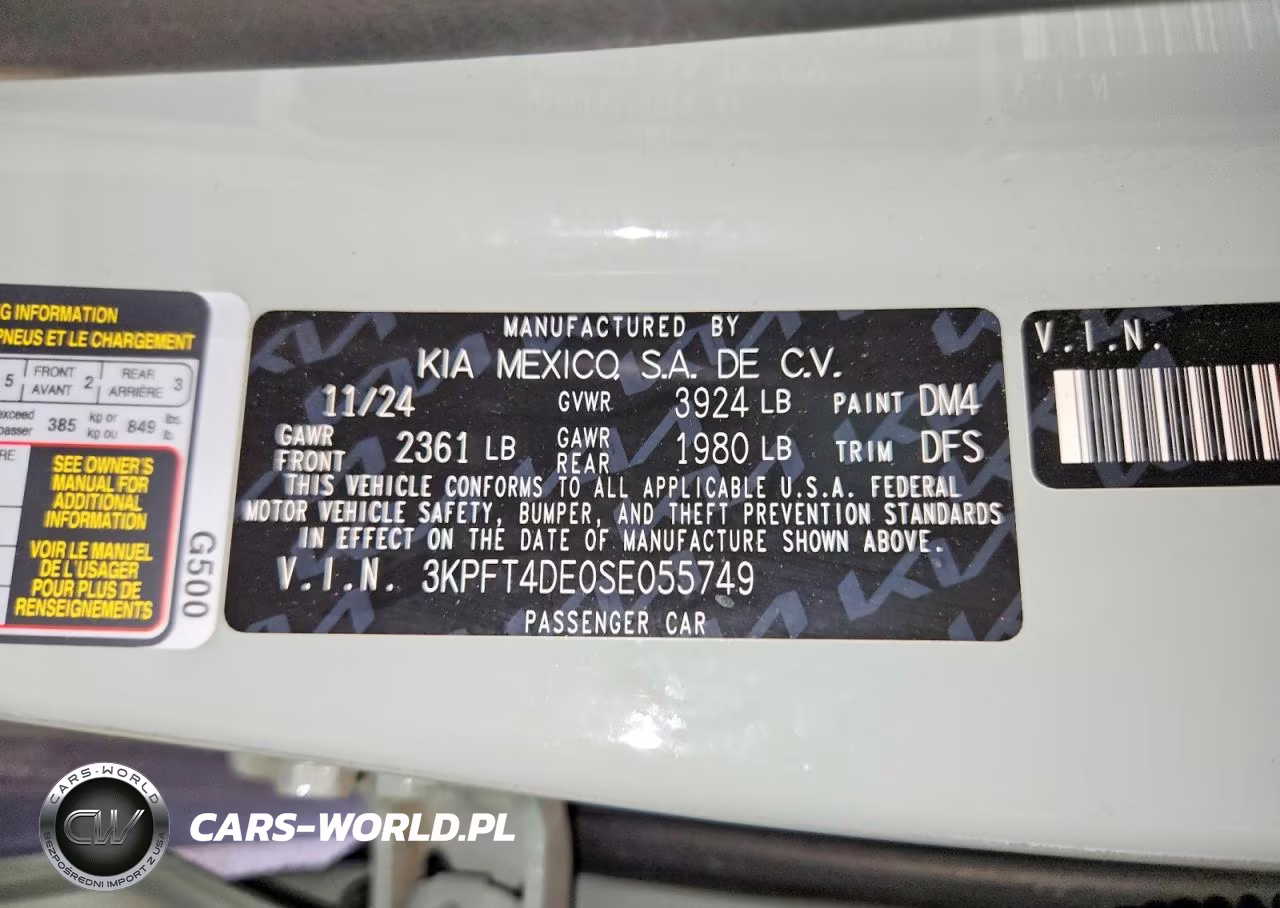 2025 Kia K4 Lxs VIN:3KPFT4DE0SE055749 - 12