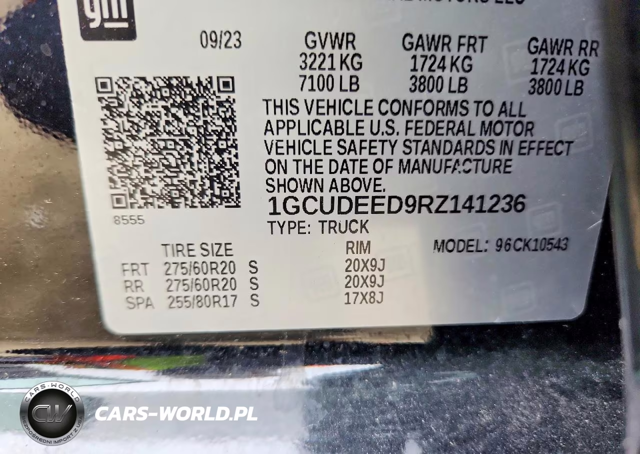 2024 Chevrolet Silverado K1500 Rst VIN:1GCUDEED9RZ141236 - 12