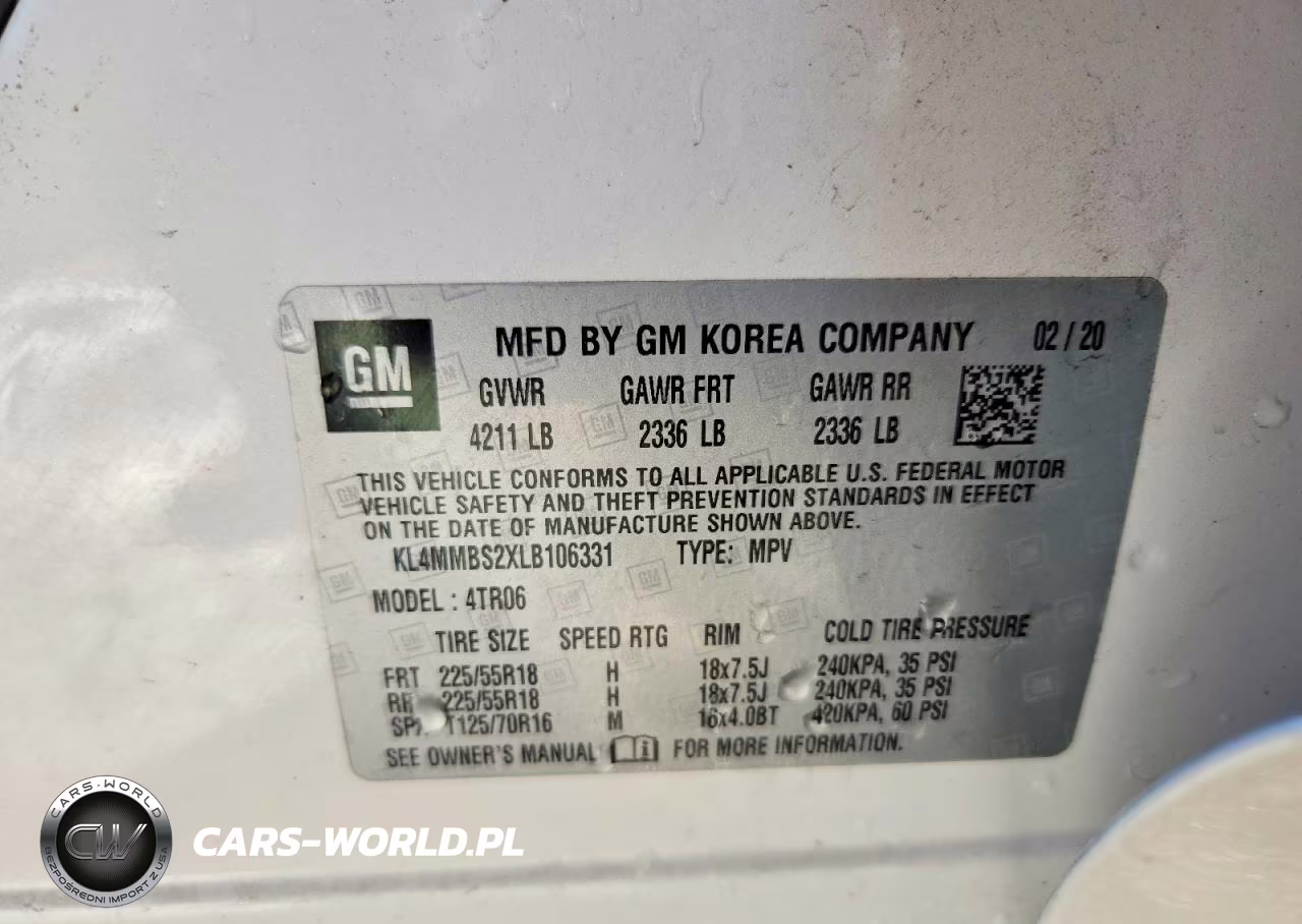 2020 Buick Encore Gx Preferred VIN:KL4MMBS2XLB106331 - 14
