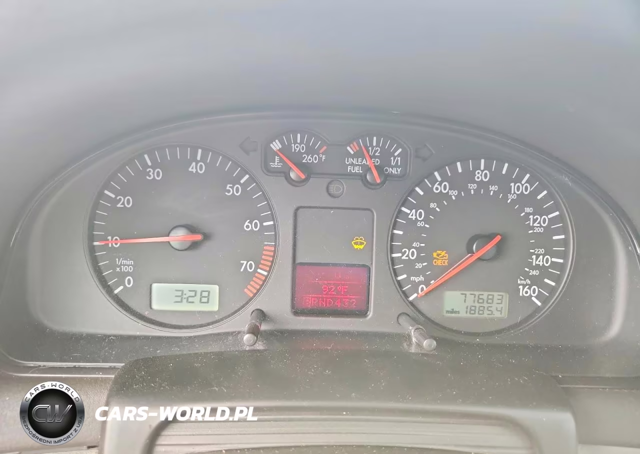 2001 Volkswagen Passat Glx VIN:WVWBH63B81P028526 - 9