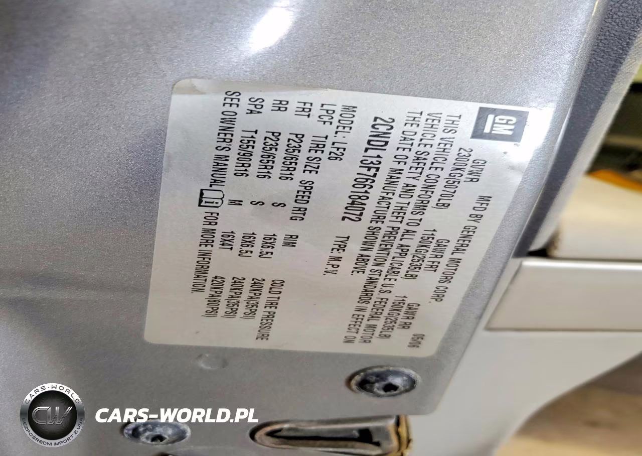 2006 Chevrolet Equinox Ls VIN:2CNDL13F766184072 - 13