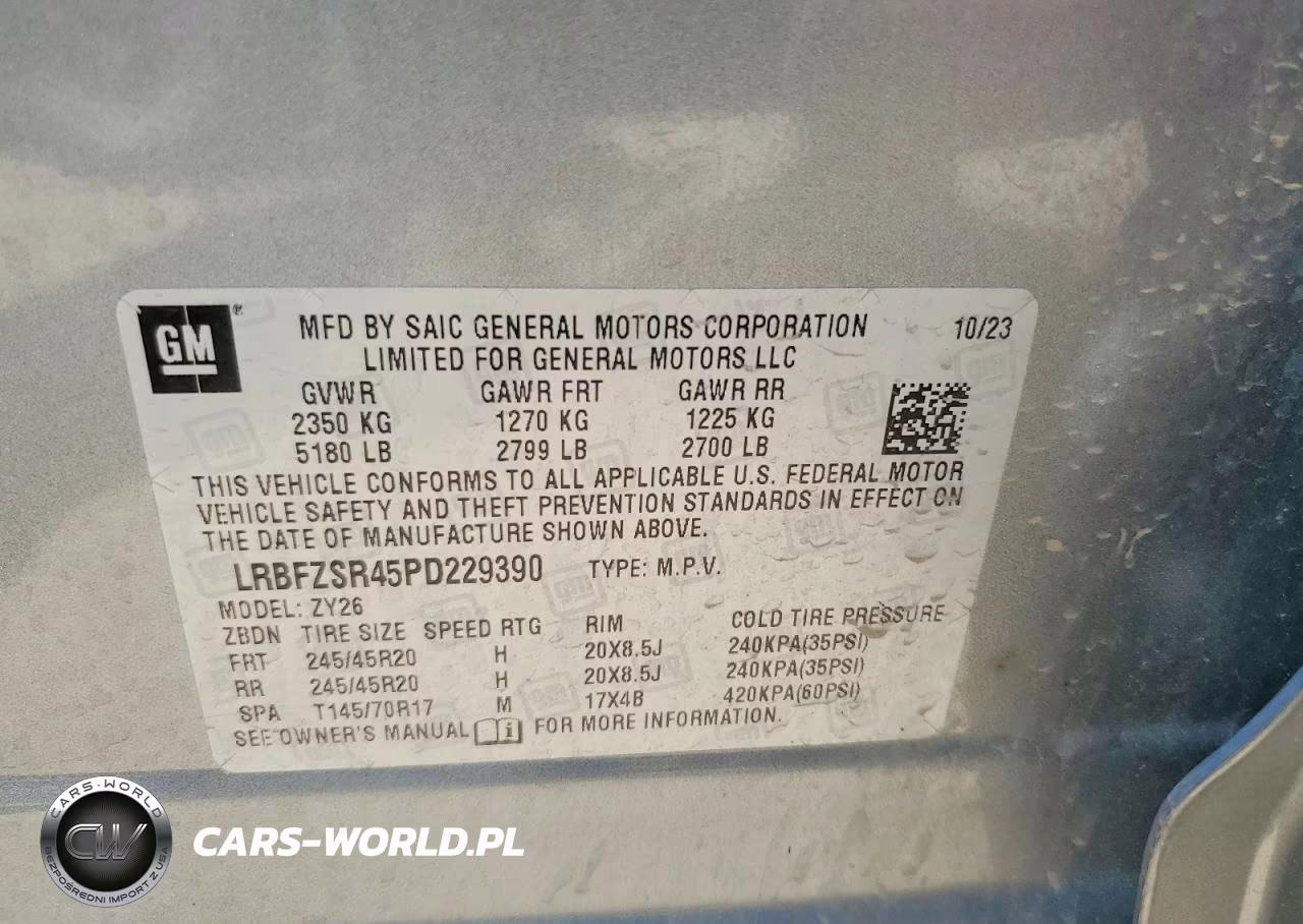 2023 Buick Envision Avenir VIN:LRBFZSR45PD229390 - 13