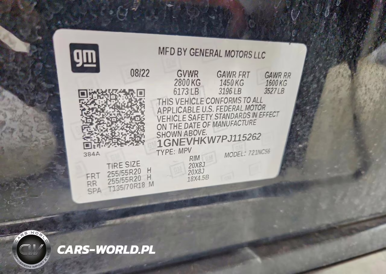 2023 Chevrolet Traverse Lt VIN:1GNEVHKW7PJ115262 - 14