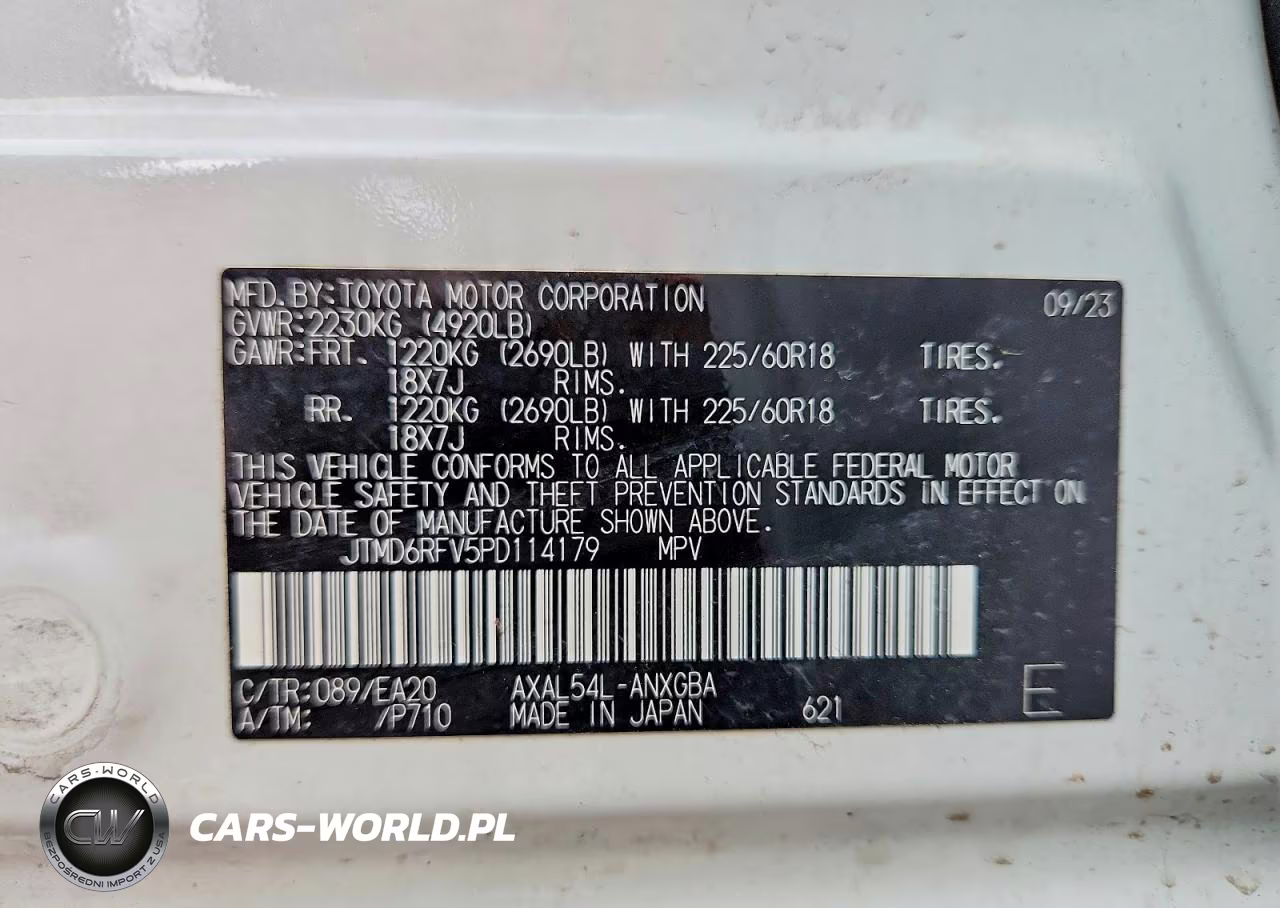 2023 Toyota Rav4 Limited VIN:JTMD6RFV5PD114179 - 14