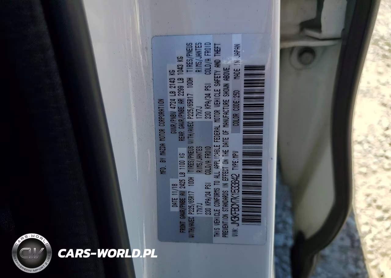 2019 Mazda Cx-5 Touring VIN:JM3KFBCM7K1533842 - 13