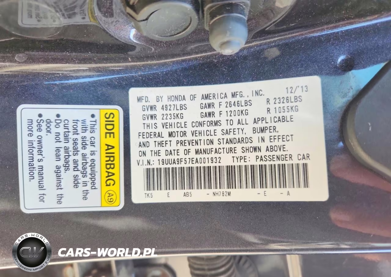 2014 Acura Tl Tech VIN:19UUA9F57EA001932 - 12