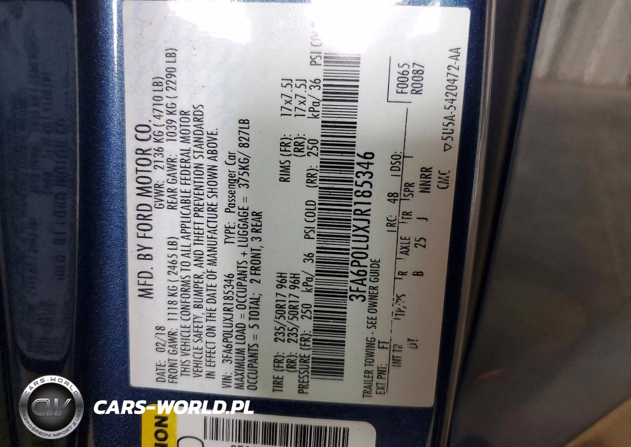 2018 Ford Fusion Se Hybrid VIN:3FA6P0LUXJR185346 - 12