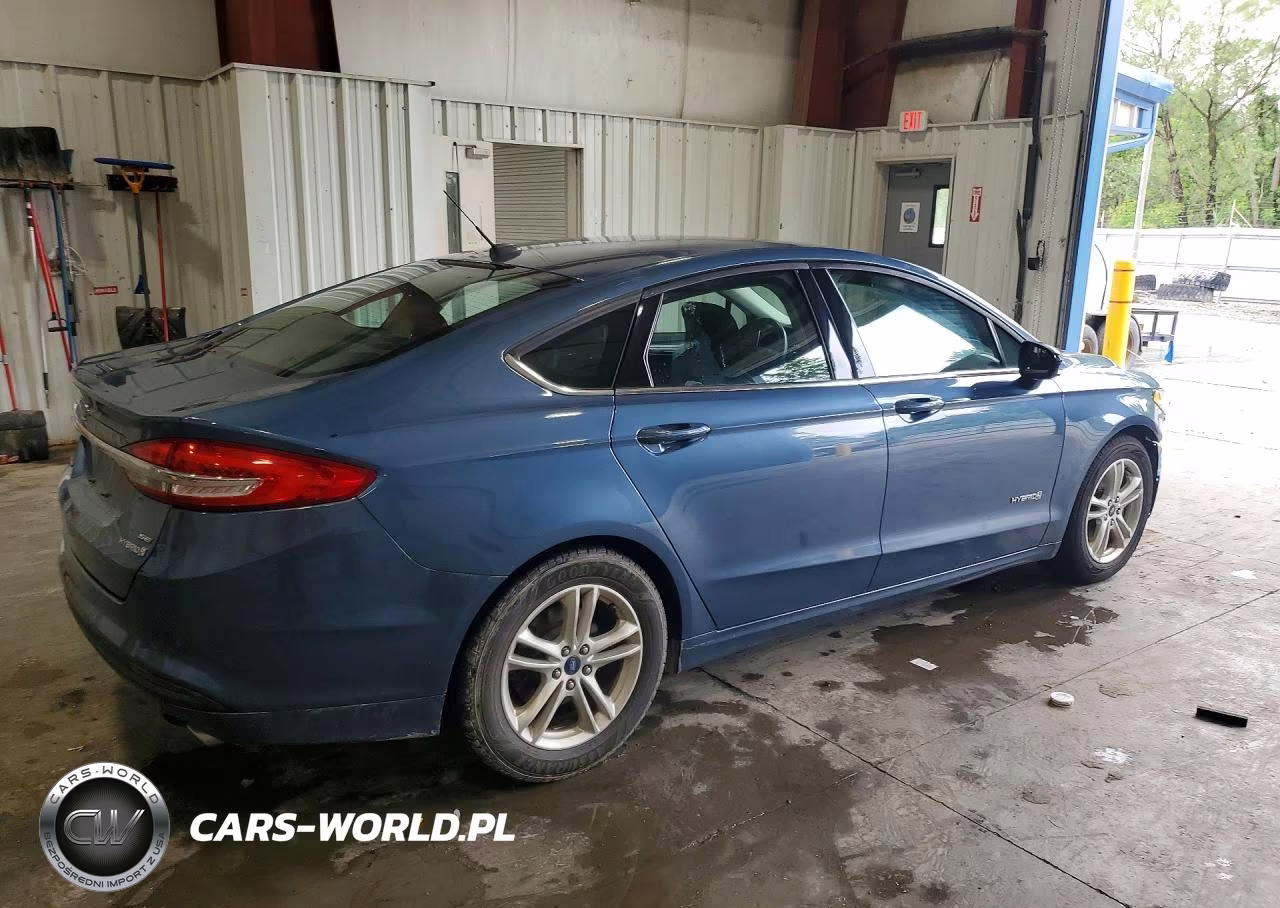 2018 Ford Fusion Se Hybrid VIN:3FA6P0LUXJR185346 - 3