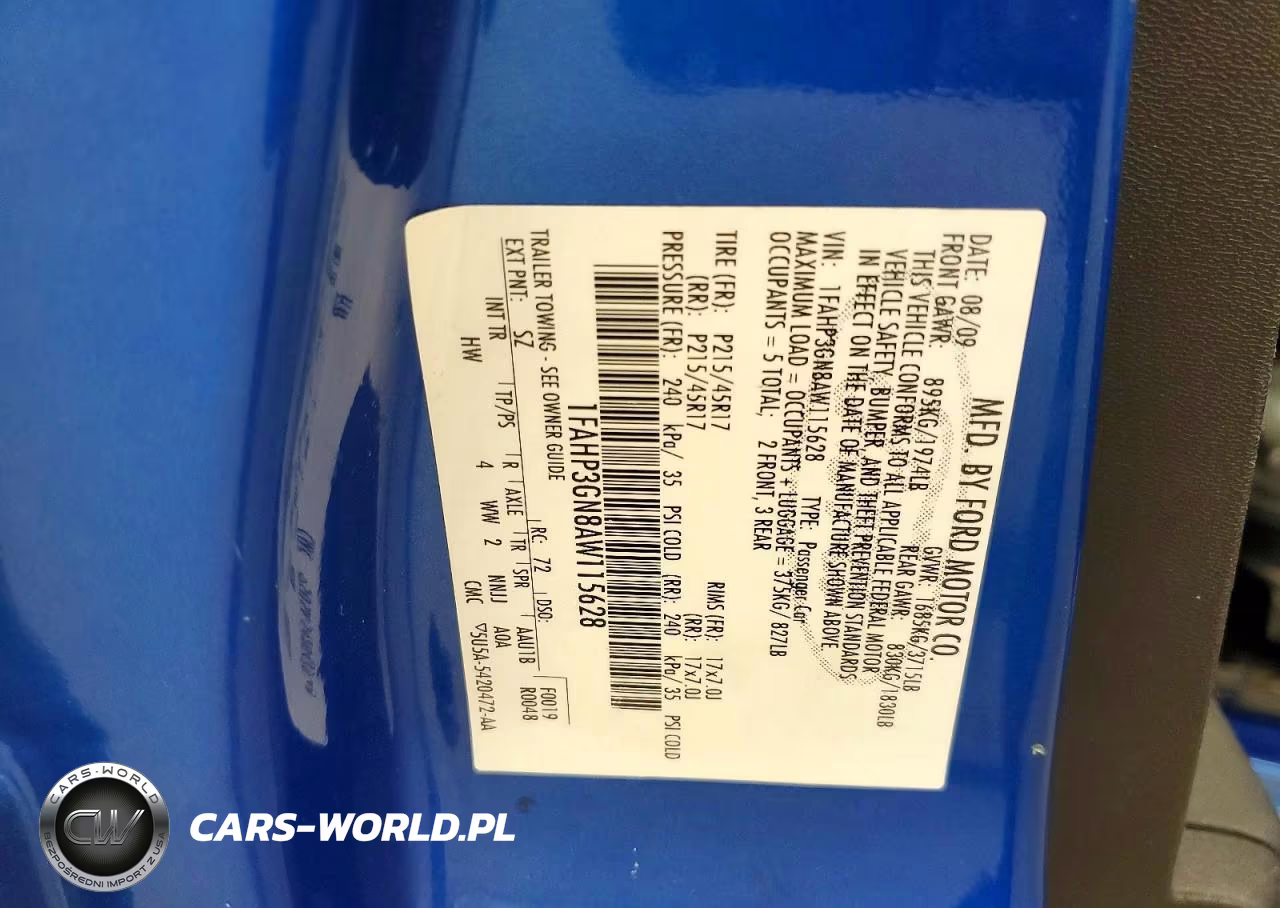 2010 Ford Focus Ses VIN:1FAHP3GN8AW115628 - 12
