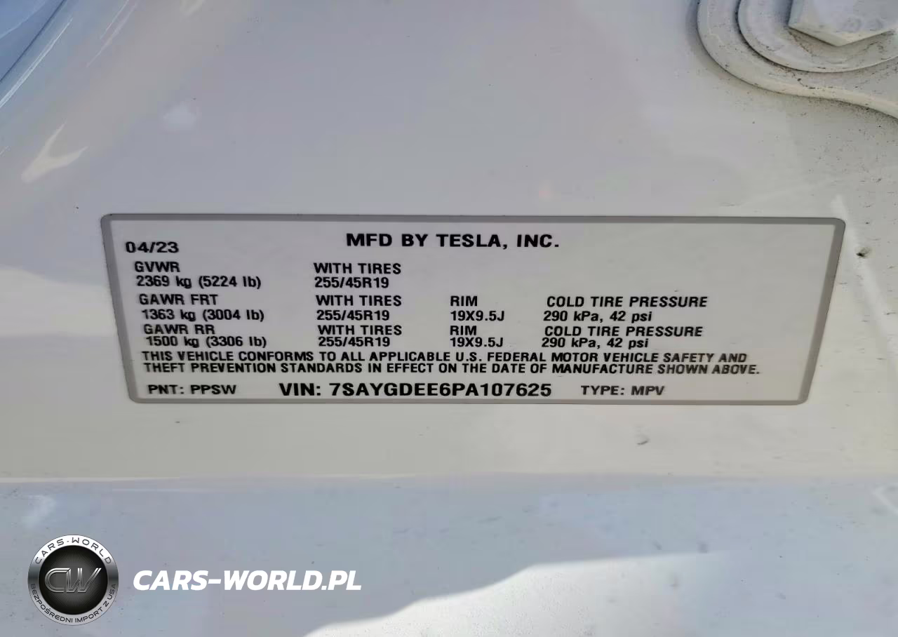 2023 Tesla Model Y VIN:7SAYGDEE6PA107625 - 13