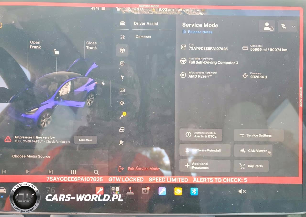 2023 Tesla Model Y VIN:7SAYGDEE6PA107625 - 9