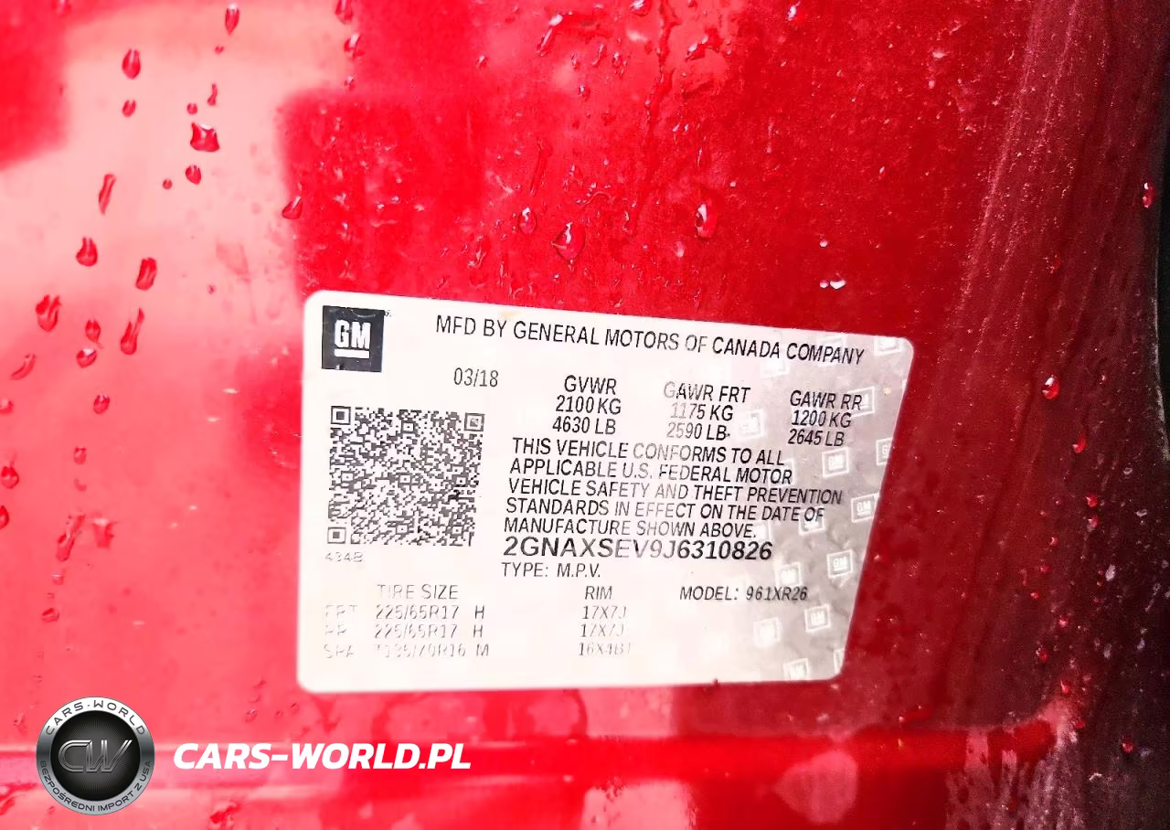 2018 Chevrolet Equinox Lt VIN:2GNAXSEV9J6310826 - 13