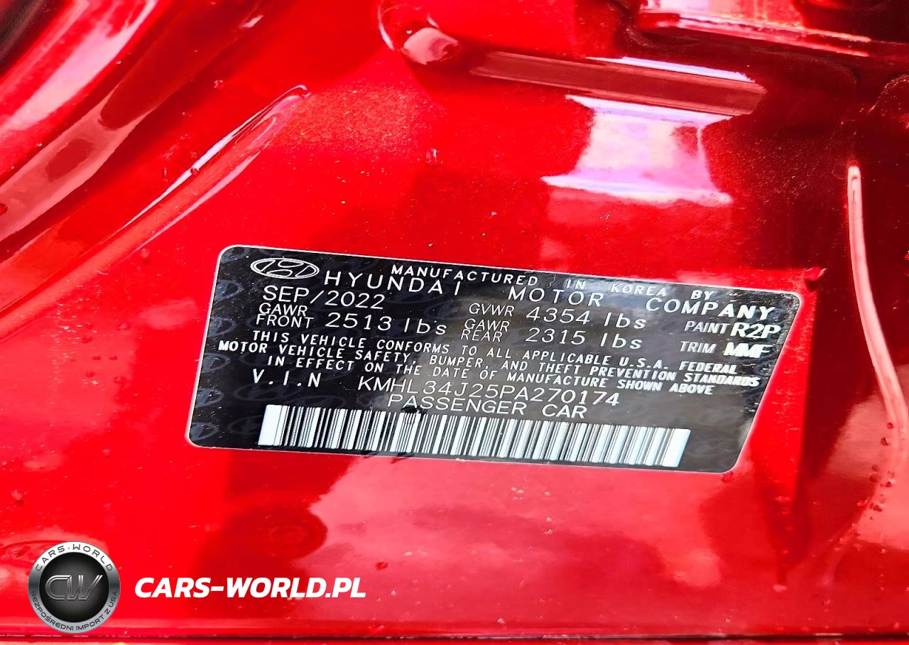 2023 Hyundai Sonata Limited VIN:KMHL34J25PA270174 - 12
