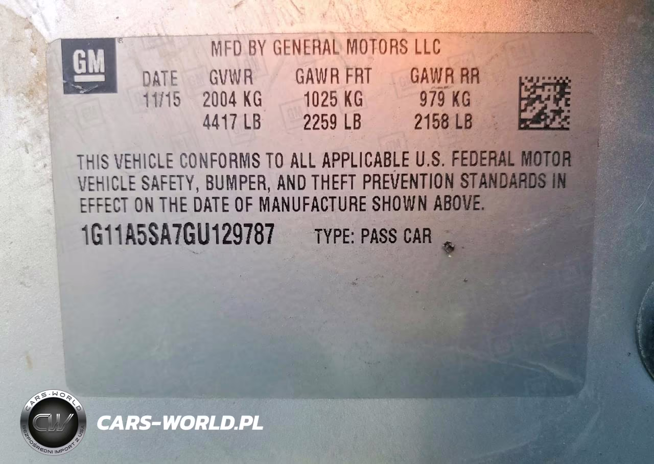 2016 Chevrolet Malibu Limited Ls VIN:1G11A5SA7GU129787 - 12